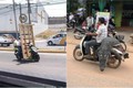 Phát hoảng với những pha “làm xiếc” trên đường của người Việt