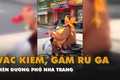 Video: Người đàn ông vác kiếm, chạy xe máy gầm rú trên đường 