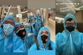 ĐT Việt Nam mặc đồ bảo hộ, xét nghiệm COVID-19 khi tới UAE