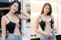 Hot girl diện mốt “áo chân không” khoe vòng một "ngồn ngộn"