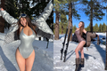 Người mẫu ngoại cỡ đẹp nhất Trung Quốc diện bikini giữa trời tuyết