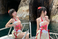 Hot girl FAPtv giao diện cực cháy đi biển nhưng trang phục "lạ lắm"