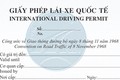 Thủ tục đăng ký cấp bằng lái xe quốc tế cần những gì?