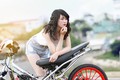 "Đốt mắt" soi chân dài Đắk Nông bên Yamaha Exciter Drag