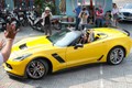 Trà Ngọc Hằng cầm lái siêu xe Chevrolet Corvette tiền tỷ 