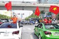 Hàng chục "xế hộp" Chevrolet Cruze xuống đường cổ vũ U23 Việt Nam