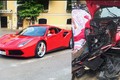 Cận cảnh Ferrari 488 GTB 16 tỷ của Tuấn Hưng “nát đầu“