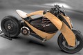 Ngắm xe môtô chạy điện ốp gỗ Newron siêu độc đáo