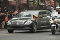 Mercedes-Benz S600 chống đạn hộ tống ông Kim Jong Un về Hà Nội