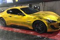 Dân chơi Hà thành "dát vàng" Maserati GranTurismo giá 12 tỷ