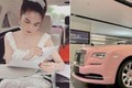 "Nữ hoàng nội y" Ngọc Trinh khoe video Rolls-Royce tiền tỷ màu hồng