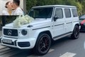 Phương Trinh Jolie được chồng "cưỡi" Mercedes-AMG G63 sang rước dâu