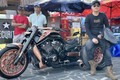 Harley-Davidson V-Rod 800 hơn triệu của Hoàng Kim Khánh được vợ tặng