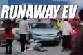 Xe ôtô điện Trung Quốc tự vận hành khiến 5 người bị thương