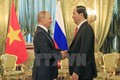 Ảnh: Chủ tịch nước Trần Đại Quang hội đàm với Tổng thống Nga Putin