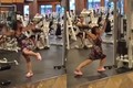 Gái trẻ tập gym khiến ai cũng muốn "đập đầu vào tường"