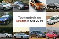 Những xe sedan giảm giá mạnh nhất trong tháng 10