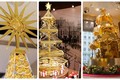 Lóa mắt những cây thông Noel bằng vàng ròng