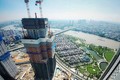 Cận cảnh tòa nhà cao nhất Việt Nam vừa cất nóc