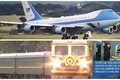 Cận cảnh Air Force One và tàu bọc thép của Mỹ - Triều xuất hiện tại VN