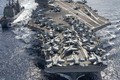 Tàu sân bay Mỹ USS  Ronald Reagan hoạt động huấn luyện ở Biển Đông