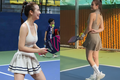 Phong cách phóng khoáng trên sân pickleball giúp cựu hot girl hút ánh nhìn