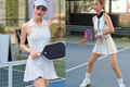 Hai bà mẹ một con mê pickleball, cứ ra sân là hút ánh nhìn