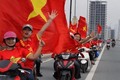 Người dân nô nức đón những “người hùng” Olympic Việt Nam về nước ở sân bay Nội Bài 