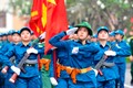 Khối nữ du kích miền Nam tham gia Lễ kỷ niệm Chiến thắng Điện Biên Phủ