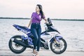 "Hot girl" miền Tây đọ sắc cùng Yamaha Exciter 150