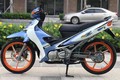 "Soi" xe máy Yamaha Z125 độ 200 trăm triệu tại SG