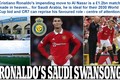 Ronaldo sang Ả Rập nhận lương 1,2 tỷ bảng