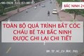 Video: Cận cảnh bắt cóc trẻ ở Bắc Ninh và lịch trình di chuyển của đối tượng