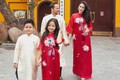 Diễn viên Trang Nhung hạnh phúc du xuân cùng chồng và 2 con 