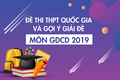 Đề thi môn GDCD THPT quốc gia 2019