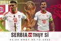 Nhận định soi kèo Serbia vs Thụy Sĩ 2h 3/12 bảng G World Cup 2022