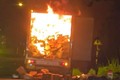 Đắk Lắk: Xe tải chở hàng bốc cháy dữ dội trên quốc lộ 26