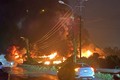 Đà Nẵng: Đang cháy lớn tại kho phế liệu cạnh Quốc lộ 14B