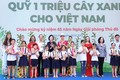 Quỹ sữa vươn cao VN và 1 triệu cây xanh tổ chức lễ trồng cây, trao sữa