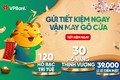 Chào Xuân, VPBank dành hàng nghìn quà tặng tri ân khách hàng gửi tiết kiệm