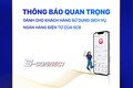 SCB thông báo chuyển đổi dữ liệu ngân hàng điện tử