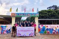 Học sinh TH School vẽ tranh tường, làm thiện nguyện tại vùng đất khó khăn nhất Nghệ An