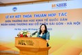 SHB tăng cường hợp tác với Đại học Kinh tế Quốc Dân