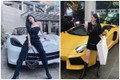 Hot girl gợi cảm bên siêu xe Ferrari ai cũng “mất tập trung”