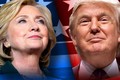 Bức tranh đối lập giữa bà Clinton và ông Trump