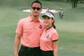 Thời trang sân golf tinh tế của MC Thu Hoài và chồng sắp cưới