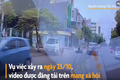 Video Thanh niên đi xe máy phóng nhanh đâm vào đuôi ôtô