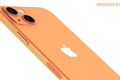 iPhone 13 bất ngờ xuất hiện màu cam đẹp lạ, camera xếp chéo