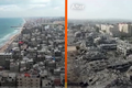 Xót xa hình ảnh thành phố Gaza trước xung đột và hiện tại