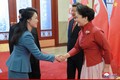 Bà Ri Sol-ju yêu kiều tháp tùng lãnh đạo Triều Tiên thăm Trung Quốc